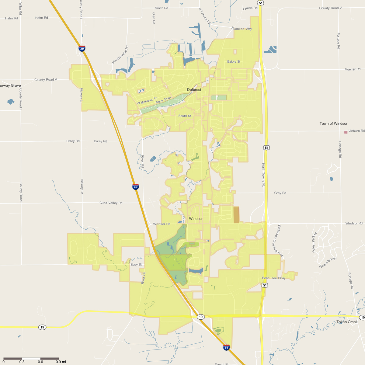 TDS Fiber Where We're Building in DeForest/Windsor, WI